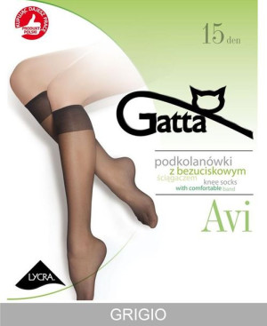 GATTA AVI Podkolanówki damskie 15 DEN wz.00/UNI/Grigio