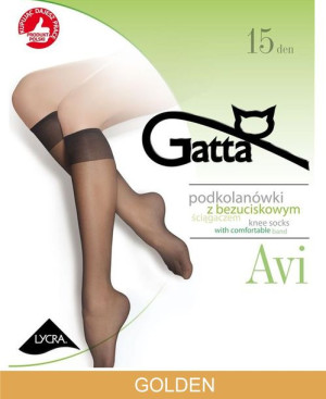 GATTA AVI Podkolanówki damskie 15 DEN wz.00/UNI/Golden
