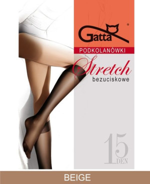 GATTA Podkolanówki Stretch 15 DEN wz.00/UNI/Beige