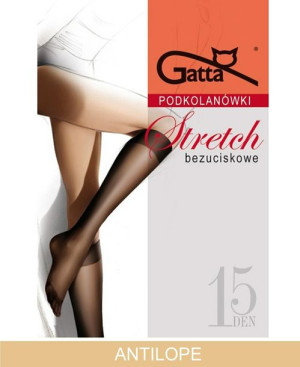GATTA Podkolanówki Stretch 15 DEN wz.00/UNI/ANTILOPE