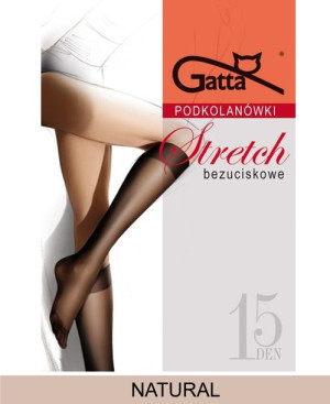 GATTA Podkolanówki Stretch 15 DEN wz.00/UNI/Natural