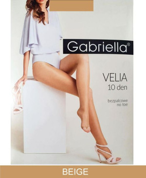 GABRIELLA VELIA 10 Rajstopy damskie 4-L / Beige