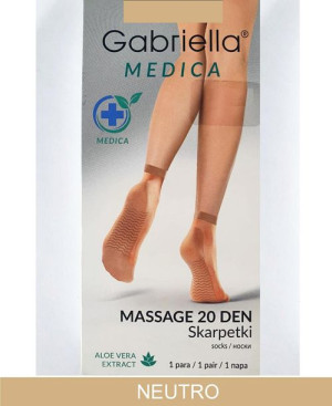 GABRIELLA Medica Massage Skarpetki 20den k.:NEUTRO r.:UNI