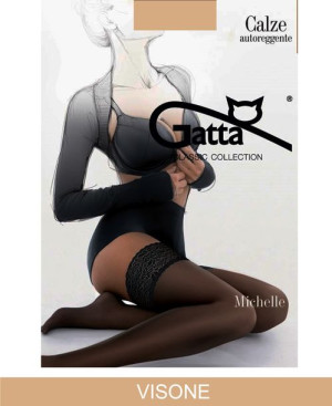 GATTA MICHELLE 01 Pończochy sam. 20 DEN wz.01/1-2/Visone