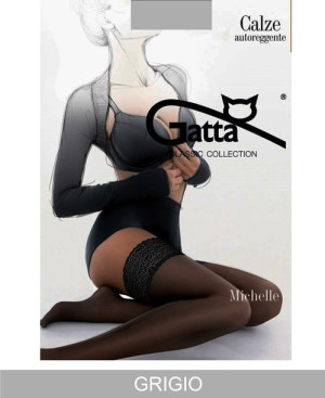 GATTA MICHELLE 01 Pończochy sam. 20 DEN wz.01/1-2/Grigio
