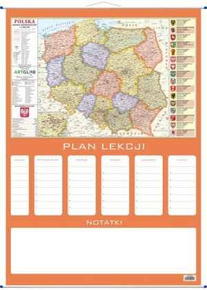 Plan Lekcji Polska Mapa Administracyjna Artglob