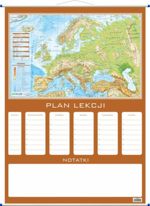 Plan Lekcji Europa Mapa Fizyczna Artglob