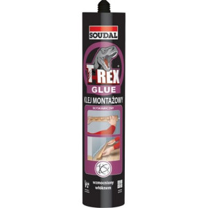 SOUDAL T-REX BŁYSKAWICZNY uniwersalny klej montażowy 310g (4454)