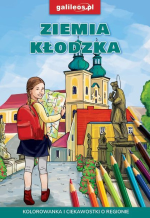 ZIEMIA KŁODZKA kolorowanka PLAN