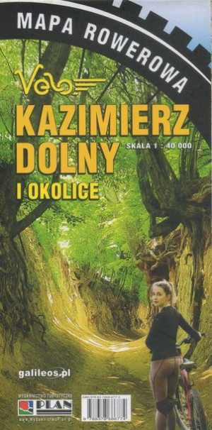 KAZIMIERZ DOLNY mapa turystyczna 1:40 000 PLAN