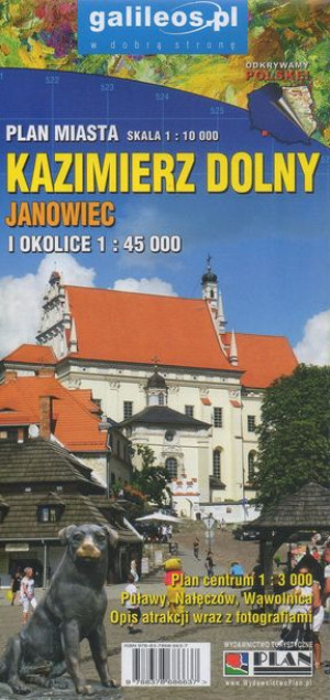 Kazimierz Dolny Mapa 1:10 000 Plan