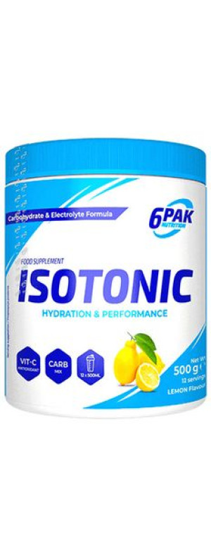 6PAK ISOTONIC 500g lemon
