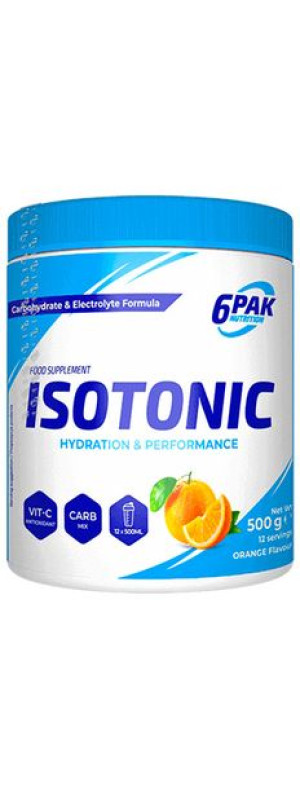 6PAK ISOTONIC 500g orange