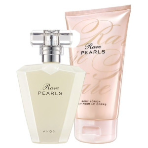 AVON Rare Pearls Zestaw Perfumy + Balsam
