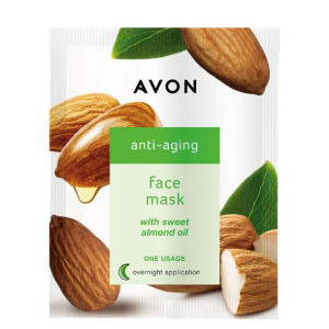 AVON Przeciwzmarszczkowa Maska z  Olejkiem Migdałowym