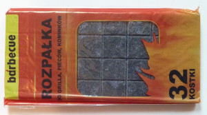 Podpałka biała 32 kostki