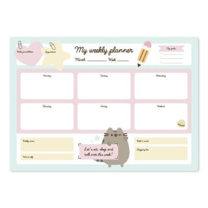 Pusheen - Planner tygodniowy z kolekcji Foodie (A3)