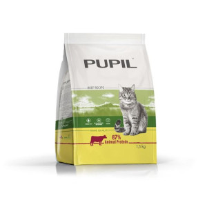 Karma sucha dla kota PUPIL Prime Quality wołowina z warzywami 1,5 kg