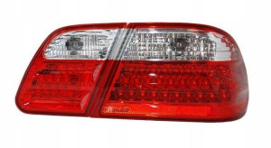Lampy diodowe tylne Mercedes W210 Sedan CLEAR