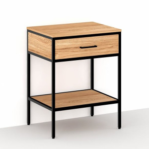 Szafka Loftowa z blatem pod umywalkę nablatową i szufladą ASTOR MODUS 60 cm