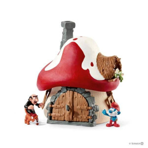 Schleich Smerfy Domek figurki Papa Smerf Gargamel 20803