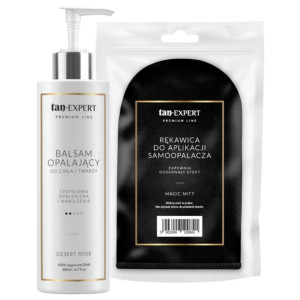 TanExpert Desert Rose Balsam Brązujący + Rękawica