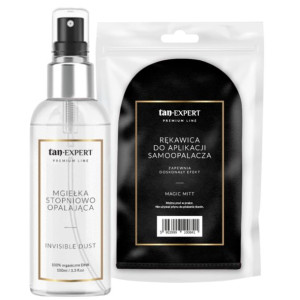 TanExpert Invisible Dust Mgiełka Opalająca + Rękawica