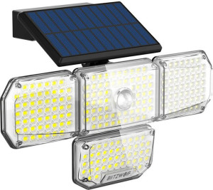 Zewnętrzna lampa solarna LED Blitzwolf BW-OLT6 z czujnikiem ruchu i zmierzc