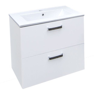 Szafka podwieszana z umywalką ceramiczną ASTOR TOSCANIA SLIM 60