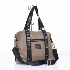 Laura Biaggi Polska Torba Shopper - Taupe