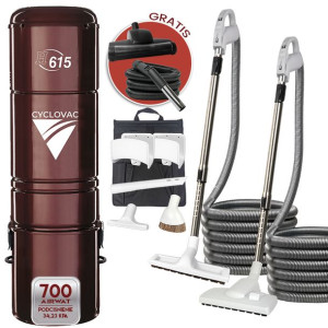Odk Centralny CycloVac H615 2 zestawy ROBOT GRATIS