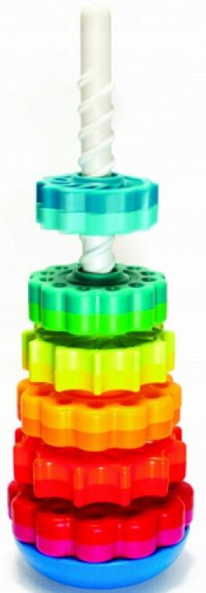 Zakręcona Wieża Piramidka Spin Again Fat Brain Toys FA110-1