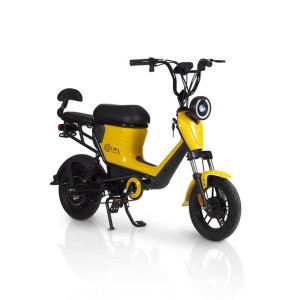 Skuterek elektryczny z siedziskiem Lala Yellow