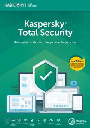 Kaspersky TOTAL SECURITY 2021 5U/1R Nowa Bazowa