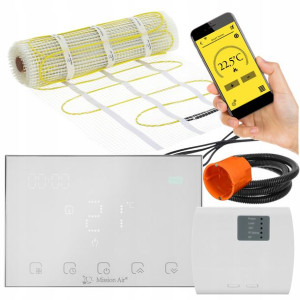 ZESTAW Mata grzewcza pod płytki MA-160W/m² 1,5m²