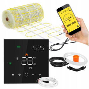 ZESTAW Mata grzewcza pod płytki MA-160W/m² 10m²