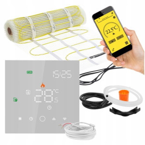 ZESTAW Mata grzewcza pod płytki MA-160W/m² 2m²