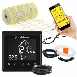 ZESTAW Mata grzewcza pod płytki MA-160W/m² 12m²