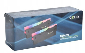 Gelid Chłodzenie Pamięci RAM LUMEN RGB Black