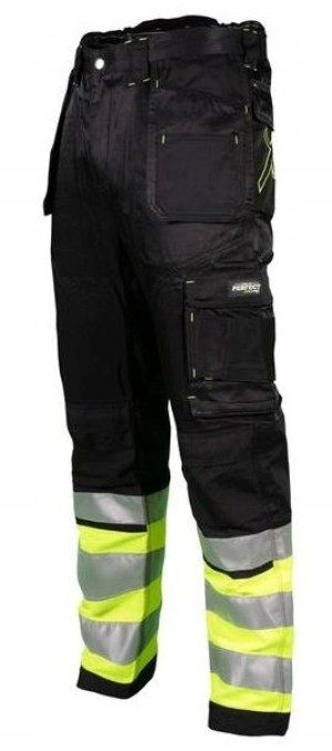Spodnie robocze ochronne odblaskowe L
