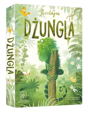 Dżungla Puzzlogra gra rodzinna Nasza Księgarnia puzzle
