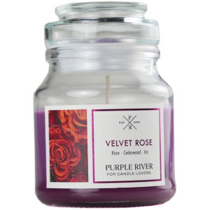 Purple River sojowa naturalna świeca zapachowa w szkle 4 oz 113 g - Velvet