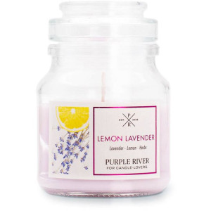 Purple River sojowa naturalna świeca zapachowa w szkle 4 oz 113 g - Lemon L