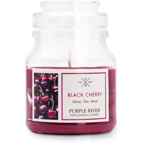 Purple River sojowa naturalna świeca zapachowa w szkle 4 oz 113 g - Black C