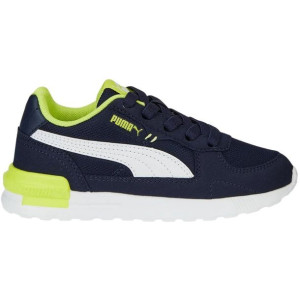 Buty dla dzieci puma graviton ac ps granatowo-zielone 381988 14