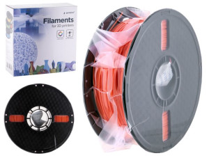 Gembird Filament Pla 1.75mm, 1kg, Kolor Pomarańczowy