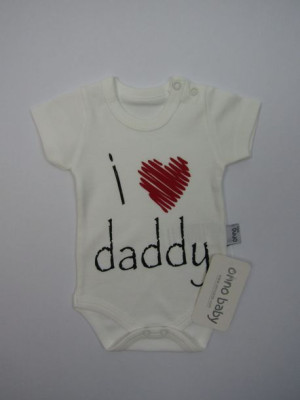 Body niemowlęce "I love daddy" rozm. 0-12 mies. [Rozmiar: 3-6 mies.]