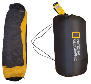 Śpiwór NACIONAL GEOGRAPHIC typu MUMIA CIEPŁY  1,25 kg