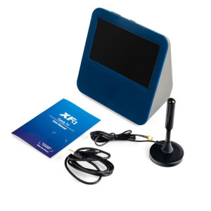Mini telewizor przenośny turystyczny baterie 7" DVB-T2 H.265 Granatowy