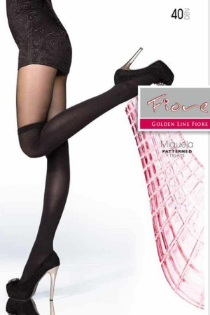FIORE MIGUELA Rajstopy 40 DEN 3-M/black